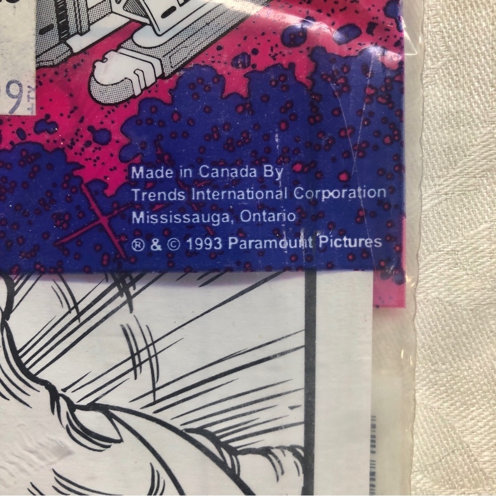 Vintage 1993 Star Trek: Deep Space Nine Doodle Bag -Rare DS9 Coloring Poster Set - Picture 7 of 8